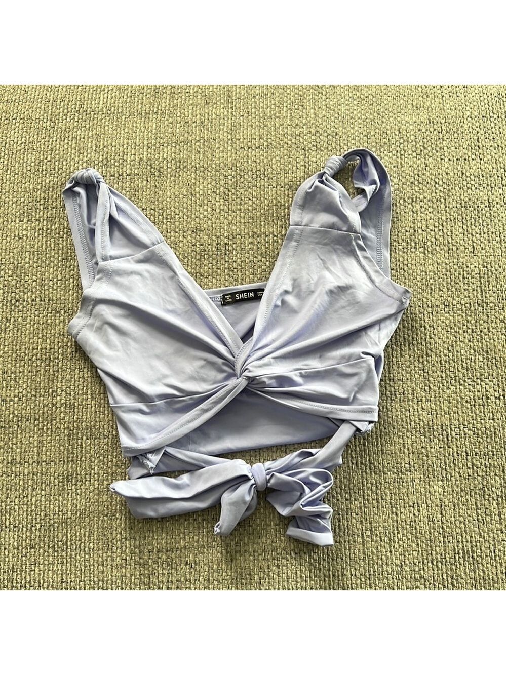 💥4 for $25💥 Knot-Tie Wrap Around Crop Top